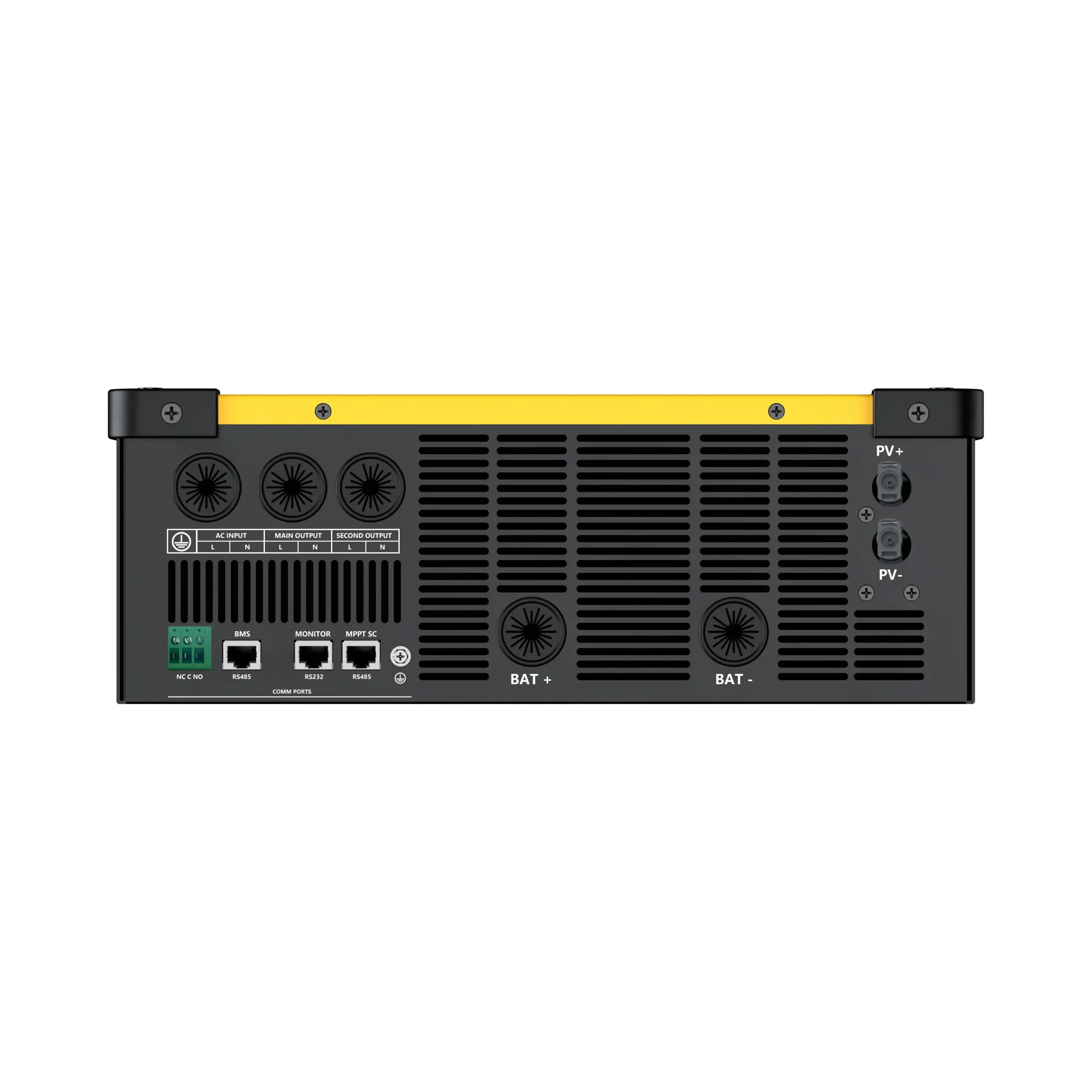 Vista inferior 48V 3000W Off-Grid Solar Inverter for Self-Sufficient Homes Power Living